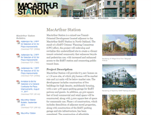 Tablet Screenshot of macarthurstation.com